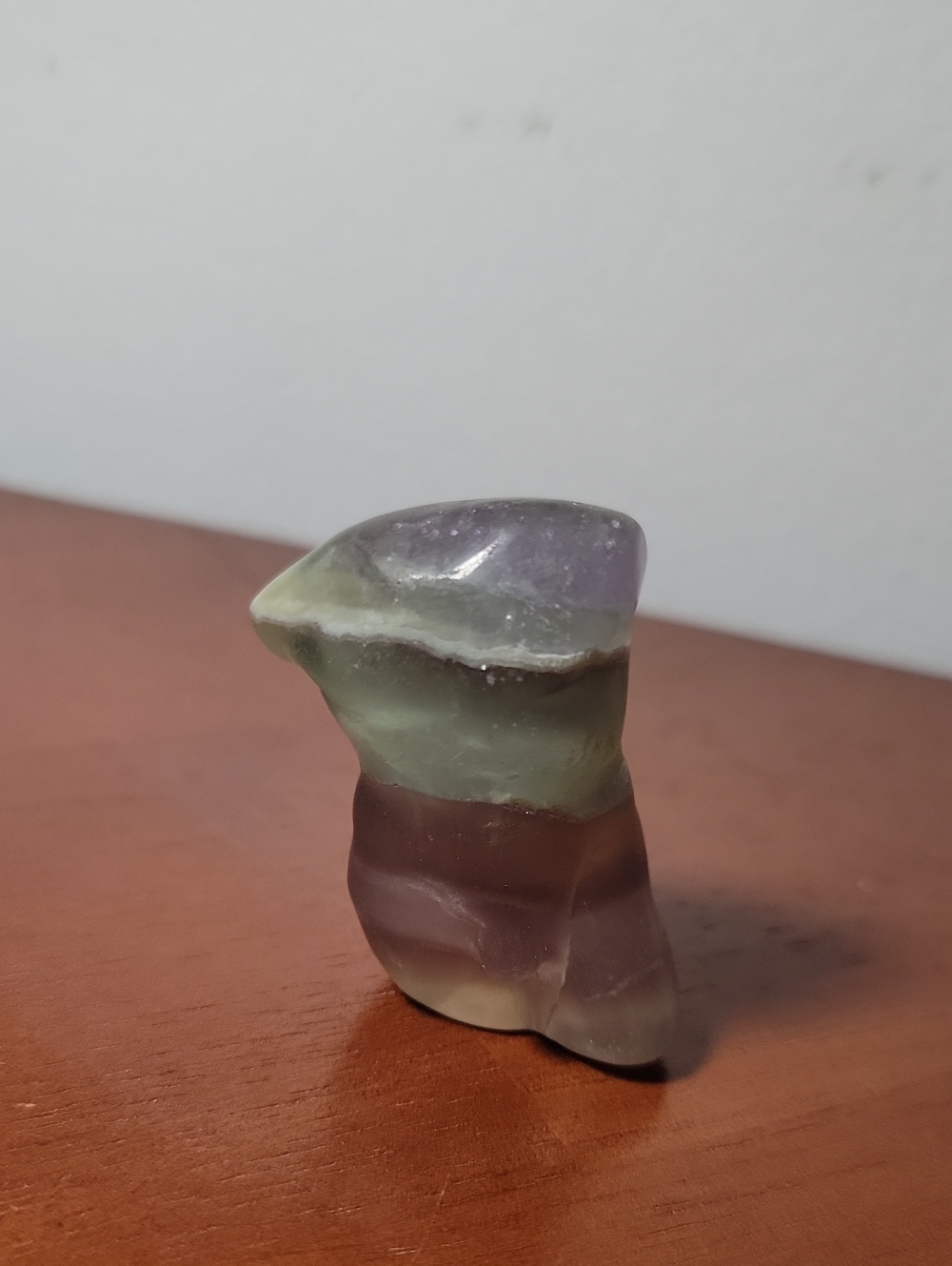 Polished Flourite Man-body Crystal